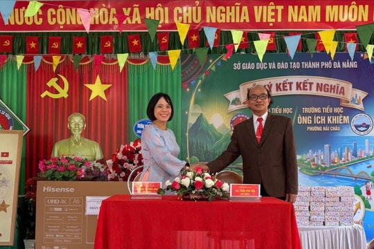 Hai trường tiểu học tại Đà Nẵng kết nghĩa, lan tỏa tinh thần sẻ chia