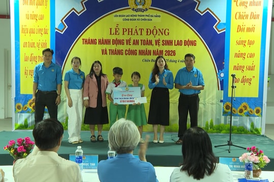 Công đoàn xã Chiên Đàn phát động tháng Công nhân năm 2026