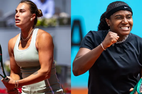 Cú sốc Madrid Open: 'Vé vớt' Potapova bay cao, số 1 Sabalenka gục ngã dù có 6 match-point