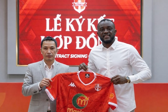 Hải Phòng FC gia hạn Joel Tagueu đến năm 2028 trước đại chiến với đội đầu bảng CAHN