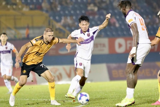 Becamex TPHCM và Thanh Hóa chia điểm trong màn rượt đuổi tỷ số 1-1 kịch tính
