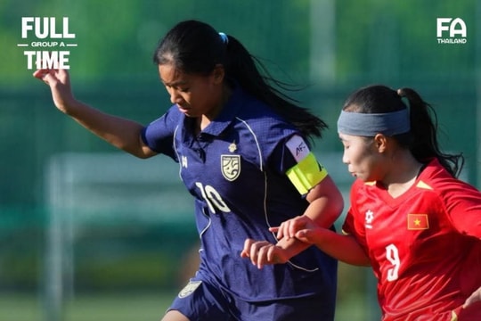 U17 Nữ Việt Nam gỡ hòa kịch tính phút 90+2 trước Thái Lan tại VCK châu Á