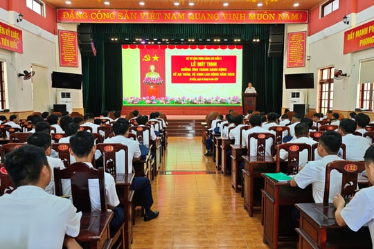 Vùng Cảnh sát biển 2 hưởng ứng Tháng hành động về an toàn vệ sinh lao động 2026