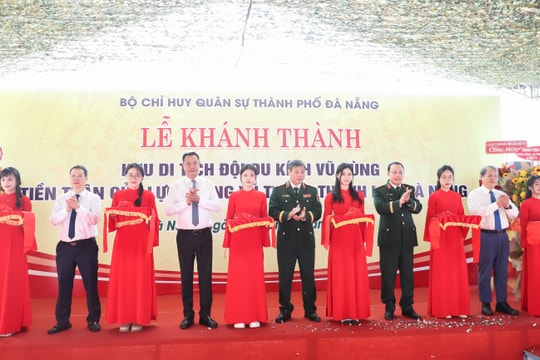 Khánh thành công trình di tích lịch sử địa điểm thành lập Đội du kích Vũ Hùng