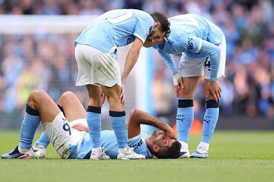 Man City đối mặt thử thách không Rodri: Bài toán cân não của Pep Guardiola trước Everton