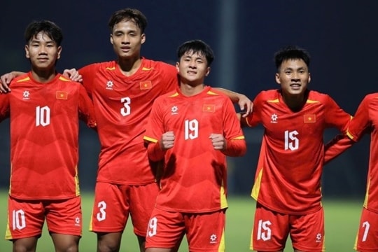 U17 Việt Nam xếp thứ 12 về chiều cao tại Vòng chung kết U17 châu Á 2026
