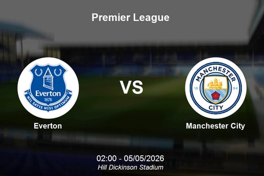 Nhận định Everton vs Manchester City - Premier League: Thử thách tại Hill Dickinson Stadium