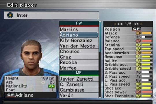 10 huyền thoại game bóng đá: Từ 'mã gian lận' Adriano đến những biểu tượng sùng bái
