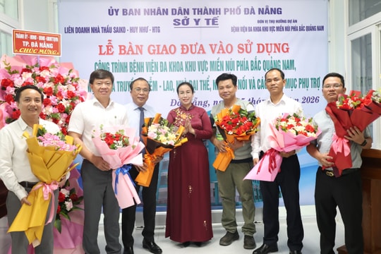 Đưa vào sử dụng Khoa Truyền nhiễm - Lao tại Bệnh viện Đa khoa khu vực miền núi phía Bắc Quảng Nam