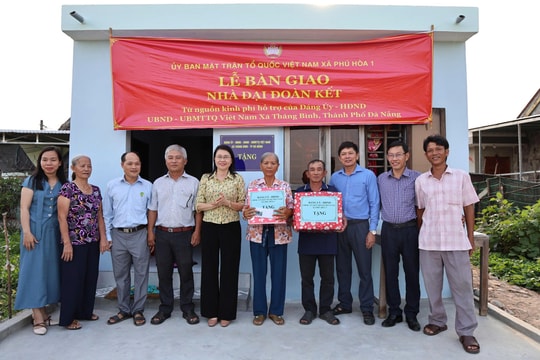 Xã Thăng Bình hỗ trợ xây nhà cho 2 hộ dân ở Đắk Lắk