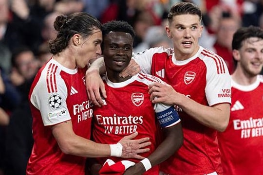 Arsenal hạ Atletico Madrid 1-0: Bukayo Saka đưa Pháo thủ vào chung kết Champions League sau 20 năm