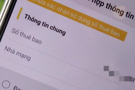 Hàng loạt thuê bao di động bị khóa một chiều do chưa xác thực thông tin chính chủ