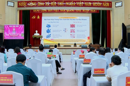 Phường Hòa Khánh tổ chức hội thi báo cáo viên, tuyên truyền viên giỏi