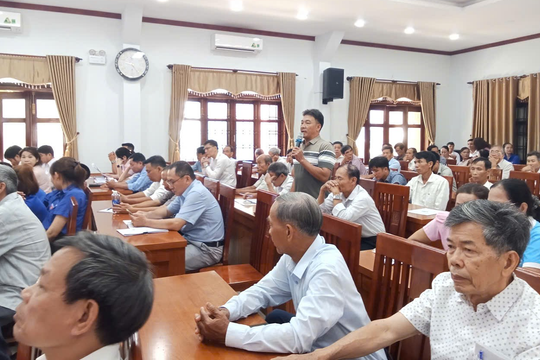 Cử tri xã Tiên Phước và Chiên Đàn kiến nghị nhiều vấn đề dân sinh