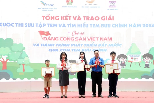 Học sinh Đà Nẵng đoạt giải Nhất cuộc thi sưu tập và tìm hiểu tem bưu chính