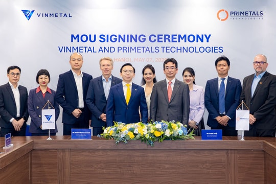 VinMetal hợp tác Primetals phát triển công nghệ sản xuất thép tiên tiến hàng đầu thế giới
