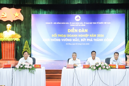 Đà Nẵng khai mạc Diễn đàn đối thoại doanh nghiệp năm 2026 “Khơi thông vướng mắc, bứt phá thành công”