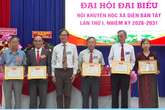 Hội Khuyến học xã Điện Bàn Tây vận động được 5,3 tỷ đồng