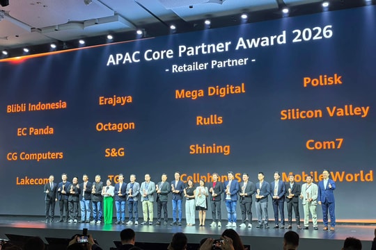 CellphoneS được vinh danh Retailer Partner xuất sắc nhất tại Huawei APAC Core Partner Award 2026