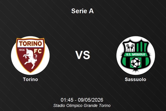 Nhận định Torino vs Sassuolo - Serie A: Quyết chiến tại Stadio Olimpico Grande Torino