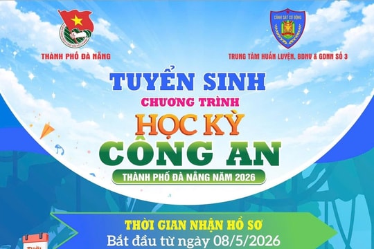 Đà Nẵng lần đầu tiên tuyển sinh chương trình “Học kỳ công an”