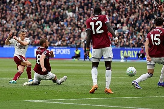 Arsenal vượt ải West Ham 1-0: Khẳng định bản lĩnh và bước tiến dài tới ngôi vương