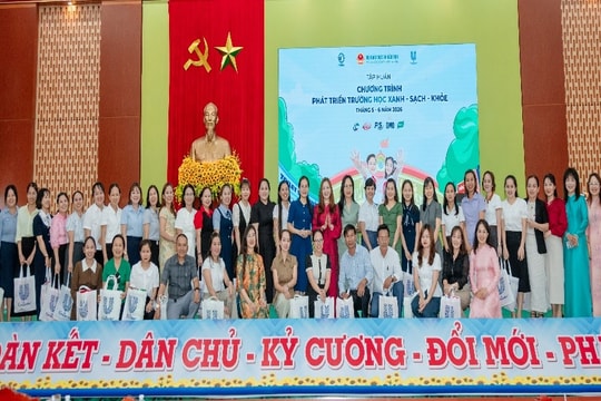 Xây dựng trường học xanh - sạch - khỏe từ những hành động thiết thực