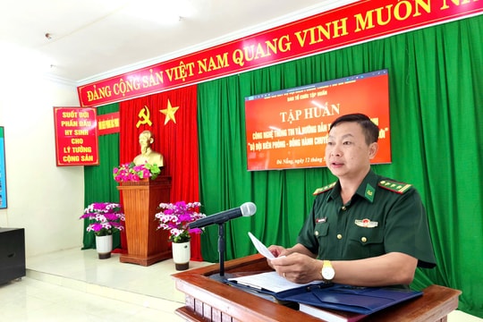Nhân rộng mô hình “Bộ đội Biên phòng đồng hành chuyển đổi số nơi biên giới”