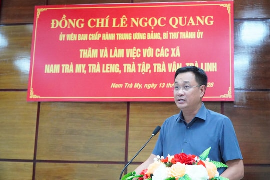 Bí thư Thành ủy Đà Nẵng Lê Ngọc Quang: Giữ rừng để phát triển bền vững vùng phía Tây