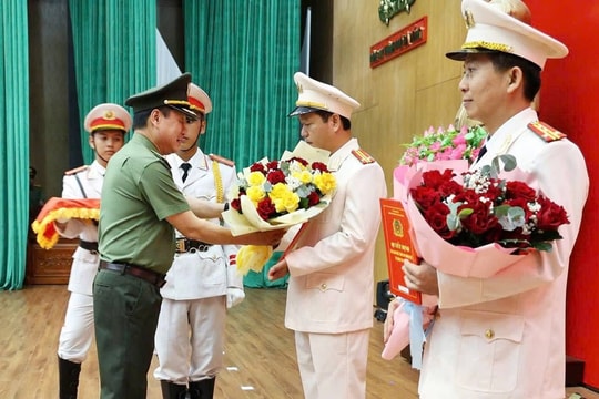 Công an thành phố Đà Nẵng công bố quyết định bổ nhiệm lãnh đạo cấp phòng