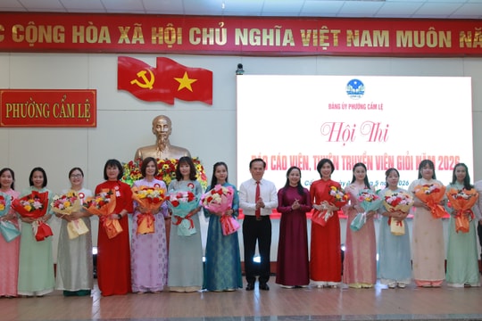 Phường Cẩm Lệ tổ chức hội thi báo cáo viên, tuyên truyền viên giỏi