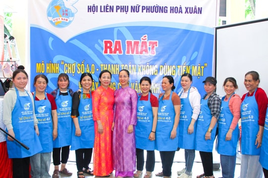 Phường Hòa Xuân ra mắt mô hình “Chợ số 4.0”