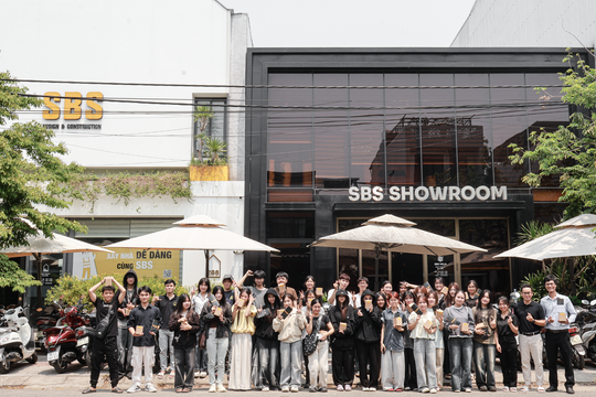 SBS HOUSE đồng hành cùng sinh viên kiến trúc Đại học Duy Tân qua hoạt động trải nghiệm thực tế SBS Showroom