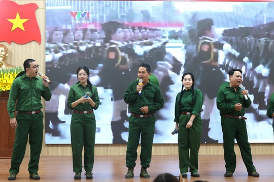 Sôi nổi hội diễn văn nghệ “Lời ca dâng Bác - Vươn cao khát vọng non sông”
