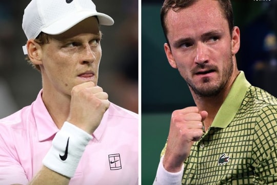 Bán kết Rome Open 2026: Jannik Sinner đại chiến Medvedev, Casper Ruud đối đầu Darderi