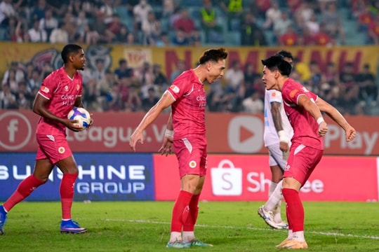 CAHN đứng trước cơ hội đăng quang sớm tại V-League 2025/26 khi tiếp đón Thanh Hóa