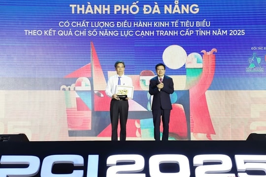 Đà Nẵng nằm trong nhóm 5 địa phương dẫn đầu cả nước về chất lượng điều hành của PCI 2025