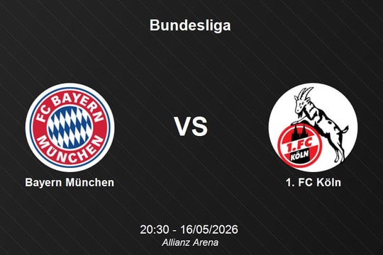 Nhận định Bayern München vs 1. FC Köln - Bundesliga