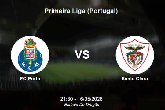 Nhận định FC Porto vs Santa Clara - Primeira Liga: Bảo vệ ngôi đầu tại Dragão