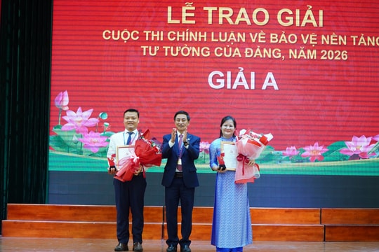 Học viện Chính trị khu vực 3 trao giải Cuộc thi chính luận về bảo vệ nền tảng tư tưởng của Đảng năm 2026