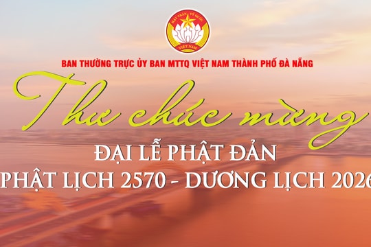 Thư chúc mừng Đại lễ Phật đản Phật lịch 2570 - Dương lịch 2026
