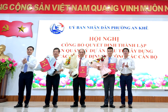 Thành lập Ban Quản lý dự án đầu tư xây dựng phường An Khê