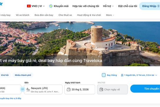 Mua vé máy bay Vietnam Airlines giá ưu đãi trên Traveloka