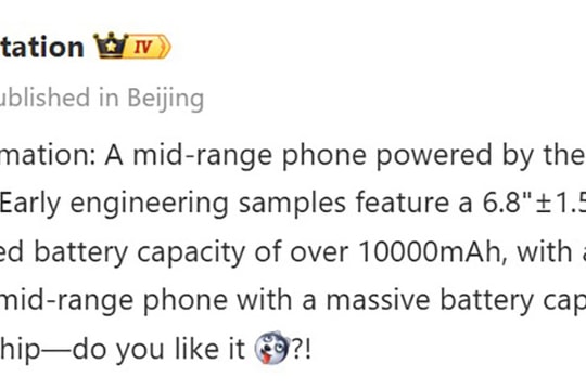 HONOR Power 3 lộ diện cấu hình: Pin khủng 12000 mAh và chip Dimensity 8600 3nm