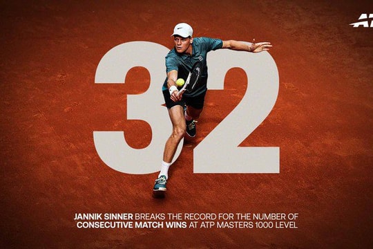 Jannik Sinner vô địch Rome Masters 2026: Thiết lập kỷ lục lịch sử và kỷ nguyên Big 1