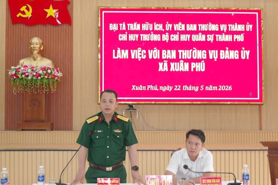 Xã Xuân Phú cần quan tâm xây dựng lực lượng vũ trang địa phương vững mạnh