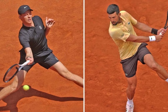 Phân nhánh Roland Garros 2026: Djokovic rơi vào nhánh tử thần, Sinner thênh thang tiến vào chung kết