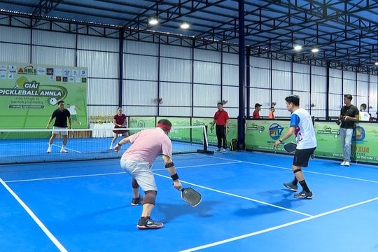 Hơn 130 vận động viên tranh tài giải Pickleball gây quỹ thiện nguyện