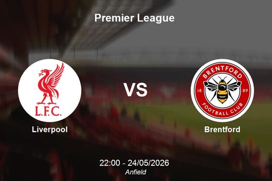 Nhận định Liverpool vs Brentford - Premier League