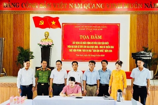Xã Tam Anh nhân rộng mô hình “Dân vận khéo” giai đoạn 2026 - 2030